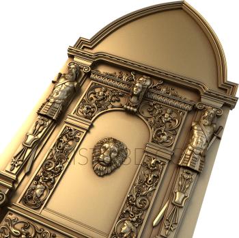 Doors (DVR_0214) 3D model for CNC machine